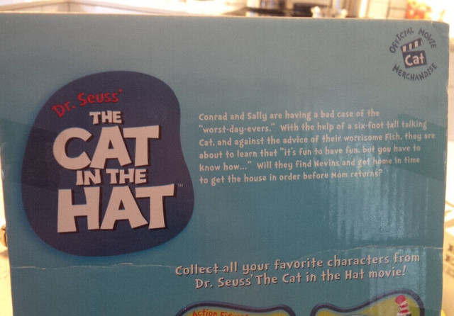 Dr. Seuss' The Cat In The Hat, He talks, his hat moves. NIB in Arts & Collectibles in Stratford - Image 4