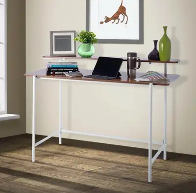 Bramar Writing Desk with Shelf, View more
