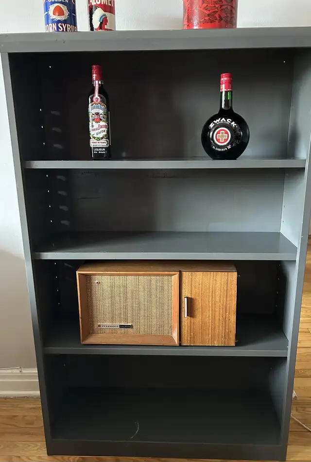 mcm vintage industrial shelf bookcase in Bookcases & Shelving Units in Ottawa - Image 2