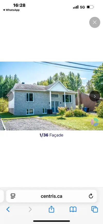 Grand 4 1/2 plus grand espace bureau à louer au demi sous-sol bien lumineux et spacieux. Disponible...