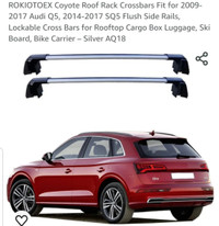 2009 to 2019 Audi  q5 rooftop rack Crossbar