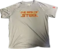 Under Armour Large Superman Man of Steel Tech Tee