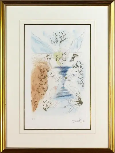 Set of Salvador Dali Color Etchings - Lithographs, View more