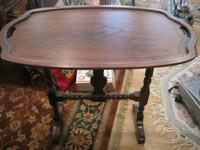 Antique Gibbard Solid Walnut Tilt Top Table