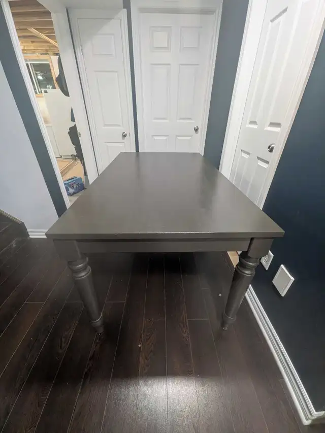 Painted solid wood dining table in Dining Tables & Sets in London - Image 3