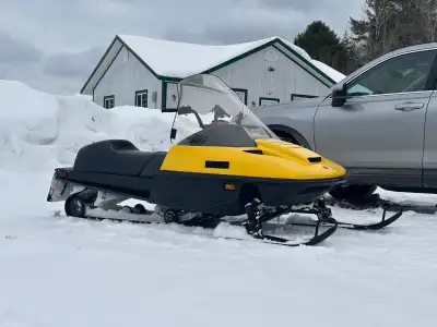 GREAT sled! Pulls really well and hard. Suspension skid was rebuilt in 2023, maybe 100 kms since. Ha...