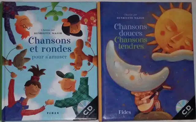 Qty 3 x Chansons Roundes & Douces / Tendres Livres FRENCH Books in Multi-item in London - Image 3