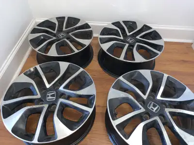 Almost brand new Honda alloy wheels 16 Inch. Asking $320.