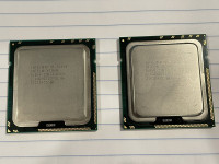 CPU Xeon E5620 Hyperthreaded 8 Cores Each Matching Pair