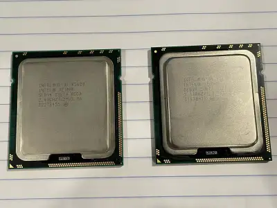 CPU Xeon E5620 Hyperthreaded 8 Cores Each Matching Pair, View more