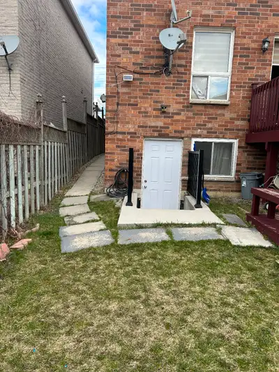 Walkout One bed one bath basement for rent in Heartland Mississauga. Available from May 15th. Wiill...