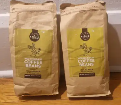 Ugandan 100% Arabica Coffee Beans – Medium Roast – 1kg – NEW, View more