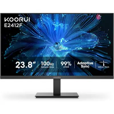 Moniteur Gaming KOORUI E2412F 24po FHD 1920x1080 100Hz HDMI VGA, View more