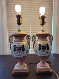 Set of Vintage Lamps from Occupied Japan 