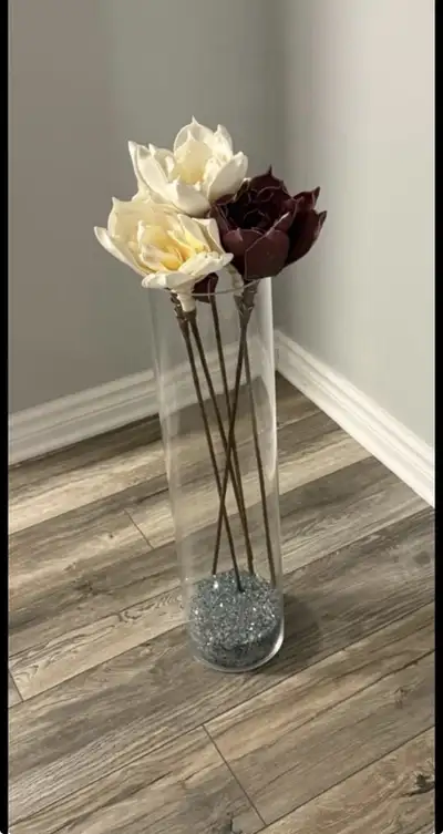 Glass Vases decor with stones, View more