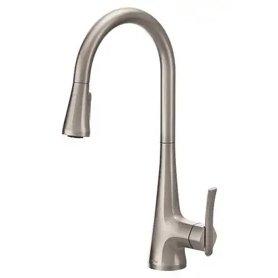 Moen Spot resist stainless pulldown kitchen faucet S7235SRS, View more