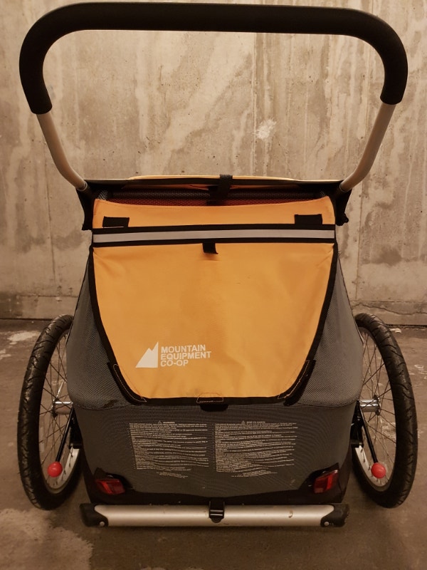 Chariot/poussette/remorque à vélo MEC double trailer/stroller