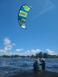 Summer kiteboarding lessons
