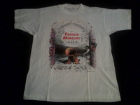 Freddie Mercury Original Tribute Concert T Shirt's