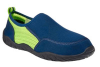 NEW Wave Zone Boys Blue Lime Surfer Aqua Water Shoes - Size 12
