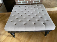 Upholstered ottoman/ coffee table
