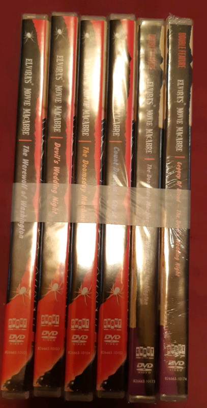 Bnib 6 dvd Elvira horror movie set in CDs, DVDs & Blu-ray in Owen Sound