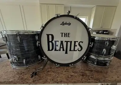 1960’s Ludwig Oyster Black Pearl Downbeat, View more