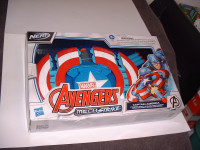 Nerf Marvel Avengers Mech Strike Captain America Strikeshot