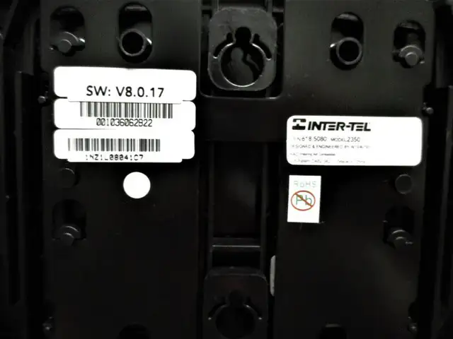 Mitel3000 Inter-Tel 2350 16 Program Button Phone 6185080 2-Port in Other in Stratford - Image 6