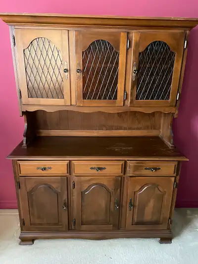 Ensemble de salle à dîner en merisier à vendre, View more