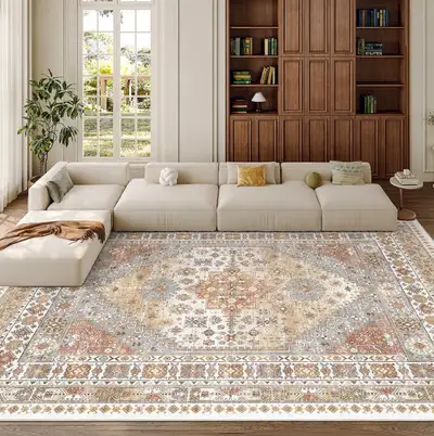 zesthome 9x12 Area Rug Large Washable Low Pile Stain Resistant, View more