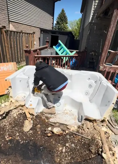 fast junk and hot tub removal affordable, View more