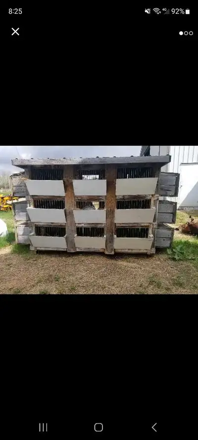Rabbit hutch, will provide loading, $200 south of sundown mb 204 381 8521