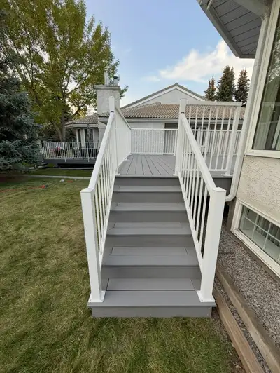 Specialized in exterior renovations: composite decking and fencing, aluminum railings, patio and per...