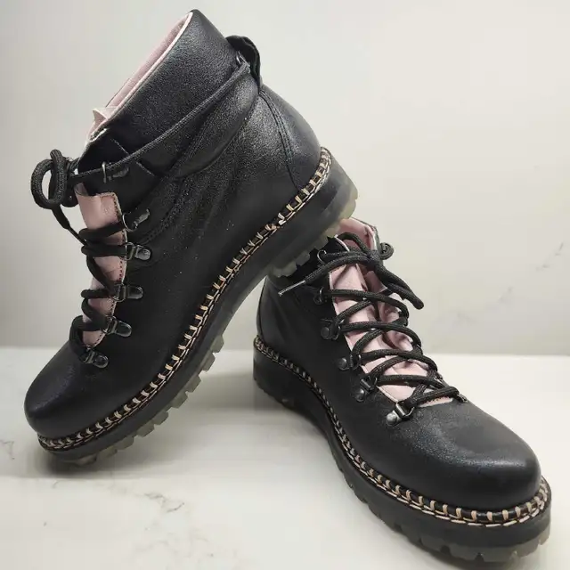 MONTELLIANA 1965 All Leather Women’s Combat Boots in Women's - Shoes in Oakville / Halton Region - Image 2