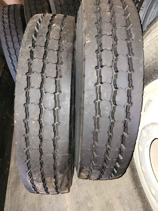 11r24.5 tires on unimount rims in Tires & Rims in Regina
