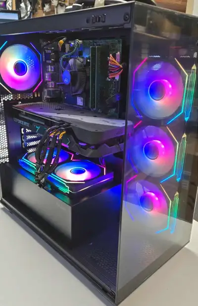 PC GAMING i7-9700F RTX 3070 32GB DDR4 500GB NVMe HDD 500GB WiFi, View more