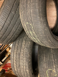 Four Bridgestone 265/50R20 tires 