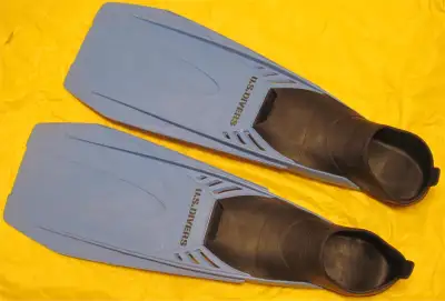 Swim Fins made in US Size 5-6 (inner length 24cm / 9.4"), View more