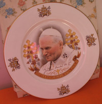 Pope Joannes Paulus II His Holiness Decorative Collectors Plate