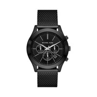 Michael Kors Chronograph Black Stainless Steel Watch