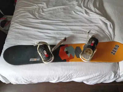Burton snowboard clash 2002 157 with Burton bindings, View more