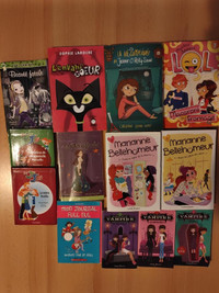 Lot livres assorti jeunesse Vampire, LOL, Marianne Bellehumeur..