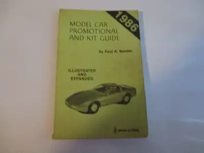 1986 MODEL CAR PROMOTIONAL & KIT GUIDE-BENDER-BRASILIA PRESS, View more