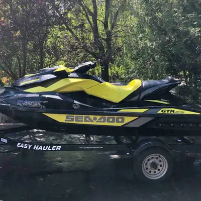 2016 GTR 215 supercharged Sea Doo. Excellent condition. Approximately 70 hrs on the meter. Always de...