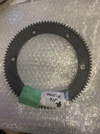 Came off 1000 SDI engine. 91 tooth 228 mm OD 160 mm ID 180 mm bolt hole diameter Comes with the 6 at...