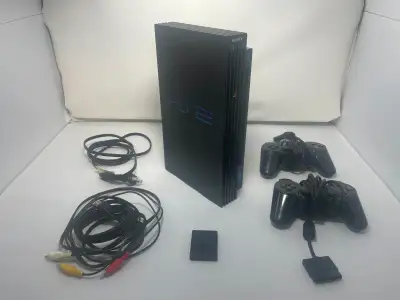 Sony PlayStation 2 (with Controllers/Memory Card), View more