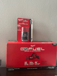 M12 Fuel Hackzall 2520-20 and M12 CP 3.0 Battery 