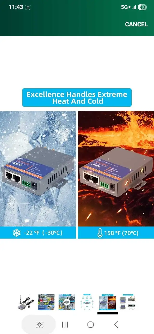 QX210-NW2 Industrial 4G LTE WiFi Router, Cellular VPN Routers fo64750348851970124