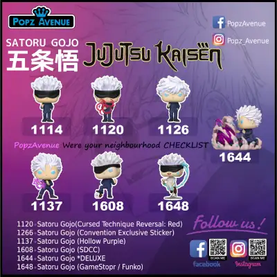 Funko pop - Jujutsu Kaisen Gojo (FREE), View more